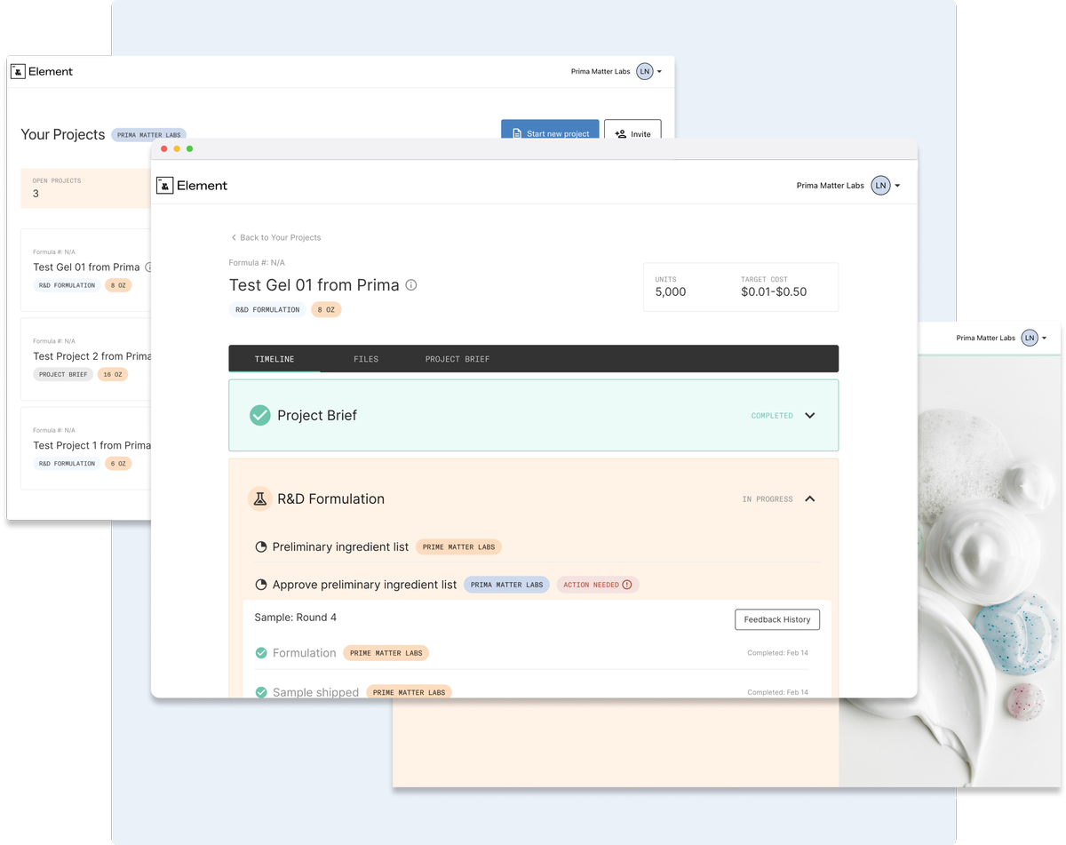 Element platform preview